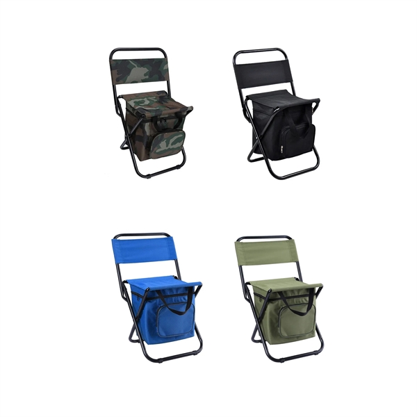 600D Oxford 16mm Steel Pipe Portable Foldable Cooler Chair - 600D Oxford 16mm Steel Pipe Portable Foldable Cooler Chair - Image 2 of 2