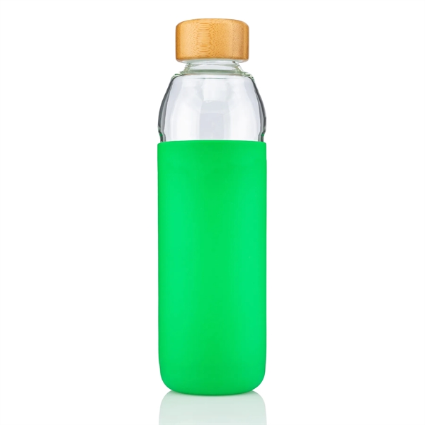 Lucerne 18 oz glass bottle with silicone sleeve - Lucerne 18 oz glass bottle with silicone sleeve - Image 8 of 28