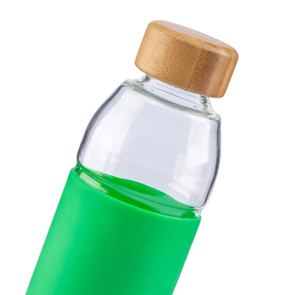 Lucerne 18 oz glass bottle with silicone sleeve - Lucerne 18 oz glass bottle with silicone sleeve - Image 9 of 28