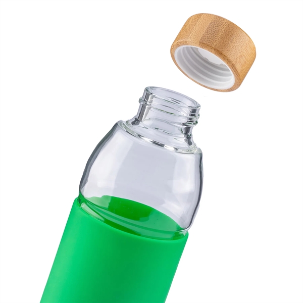 Lucerne 18 oz glass bottle with silicone sleeve - Lucerne 18 oz glass bottle with silicone sleeve - Image 10 of 28