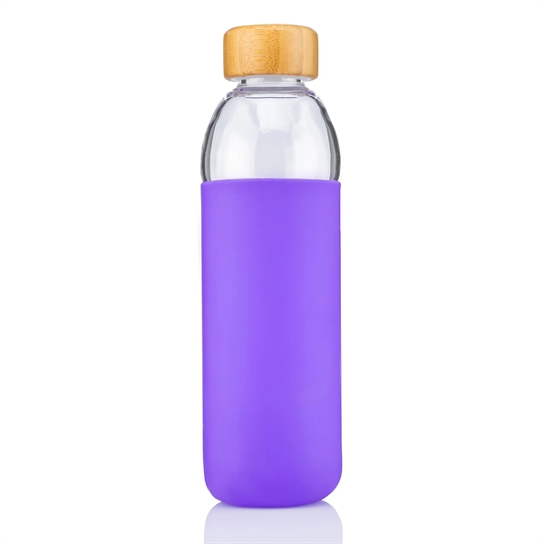 Lucerne 18 oz glass bottle with silicone sleeve - Lucerne 18 oz glass bottle with silicone sleeve - Image 17 of 28