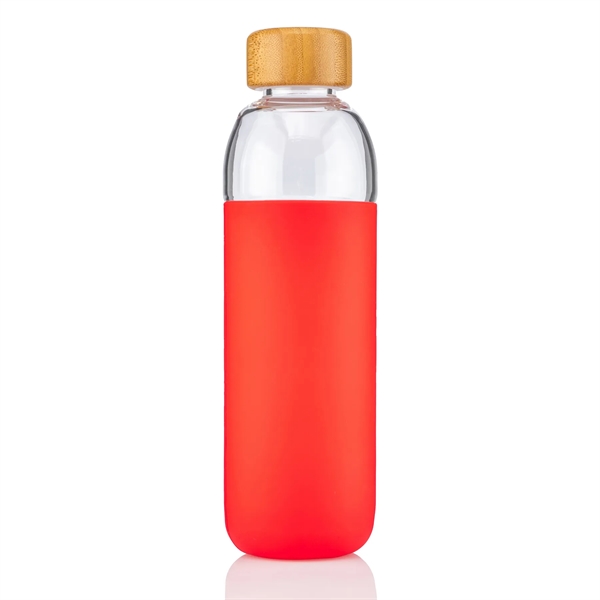 Lucerne 18 oz glass bottle with silicone sleeve - Lucerne 18 oz glass bottle with silicone sleeve - Image 18 of 28