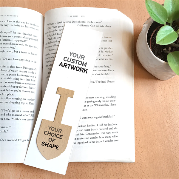 Single-Sided Large Eco Bookmark With Shape - Single-Sided Large Eco Bookmark With Shape - Image 0 of 7