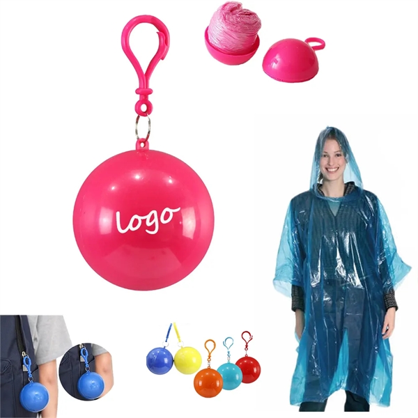 Outdoor Portable Disposable Emergency Raincoat Ball - Outdoor Portable Disposable Emergency Raincoat Ball - Image 0 of 6