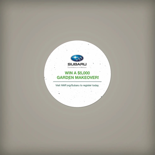 Single-Sided Small Seed Paper Circle Coasters - Single-Sided Small Seed Paper Circle Coasters - Image 0 of 4