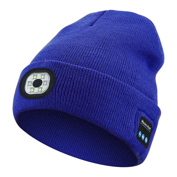 Wireless Music Beanie Knitted Hat - Wireless Music Beanie Knitted Hat - Image 2 of 6