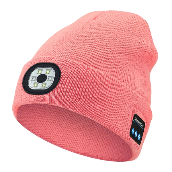 Wireless Music Beanie Knitted Hat - Wireless Music Beanie Knitted Hat - Image 6 of 6