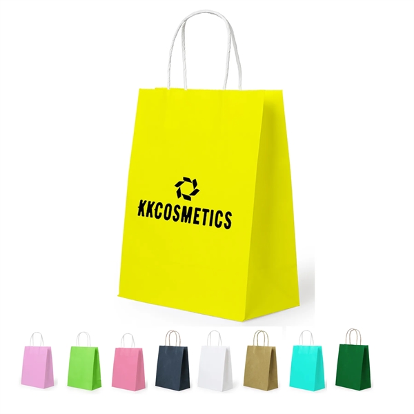Customizable Kraft Paper Shopping Bags - Customizable Kraft Paper Shopping Bags - Image 0 of 11