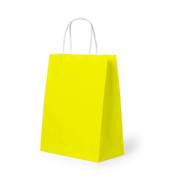Customizable Kraft Paper Shopping Bags - Customizable Kraft Paper Shopping Bags - Image 4 of 11