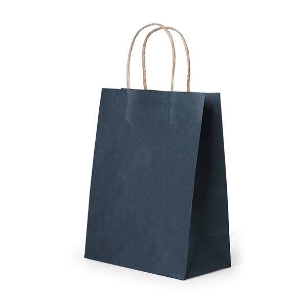 Customizable Kraft Paper Shopping Bags - Customizable Kraft Paper Shopping Bags - Image 6 of 11