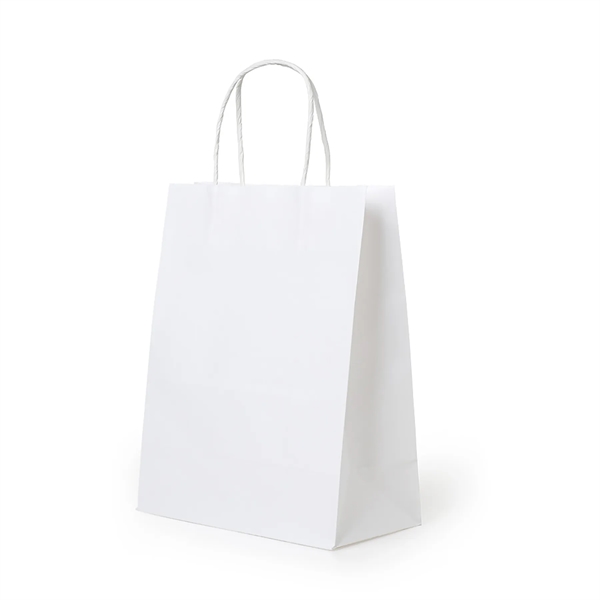 Customizable Kraft Paper Shopping Bags - Customizable Kraft Paper Shopping Bags - Image 7 of 11
