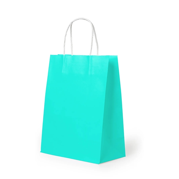Customizable Kraft Paper Shopping Bags - Customizable Kraft Paper Shopping Bags - Image 9 of 11