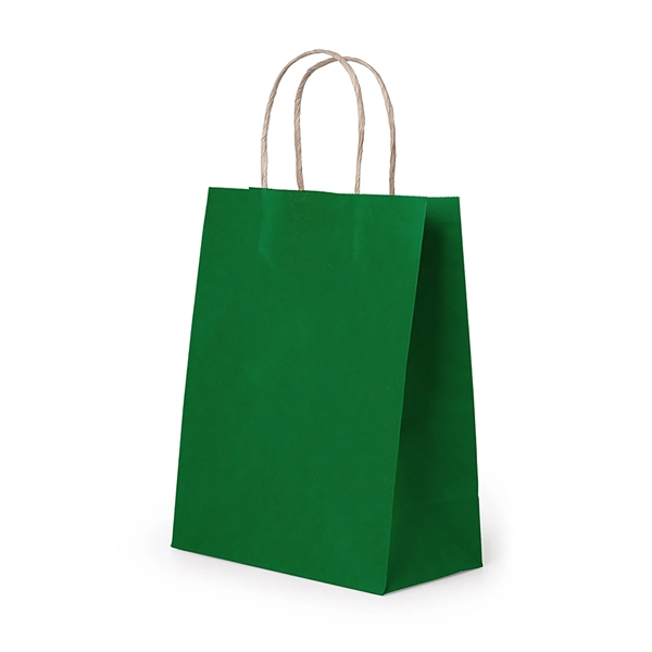 Customizable Kraft Paper Shopping Bags - Customizable Kraft Paper Shopping Bags - Image 10 of 11