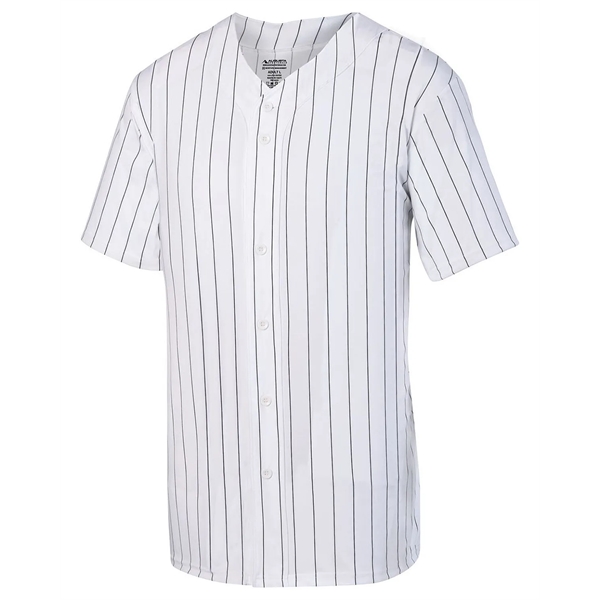 Augusta Sportswear Unisex Pin Stripe Baseball Jersey - Augusta Sportswear Unisex Pin Stripe Baseball Jersey - Image 1 of 5