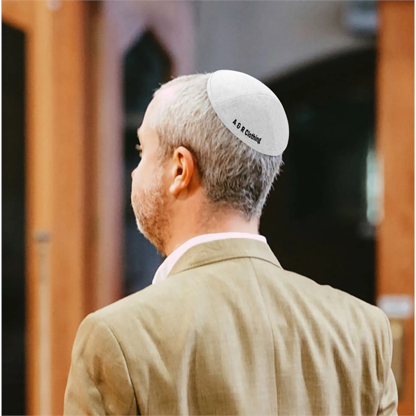 100% Linen Yarmulke - 100% Linen Yarmulke - Image 1 of 13