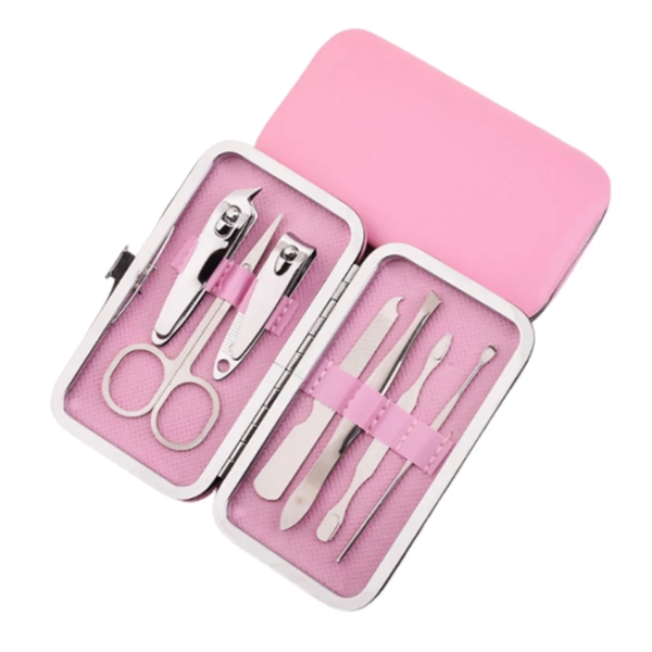 Manicure Set 7 in 1 Stainless Steel Nail Clippers Scissor - Manicure Set 7 in 1 Stainless Steel Nail Clippers Scissor - Image 1 of 1