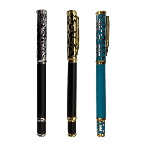 Geneva Cereta Gift Executive Chrome Rollerball Pen - Geneva Cereta Gift Executive Chrome Rollerball Pen - Image 1 of 6