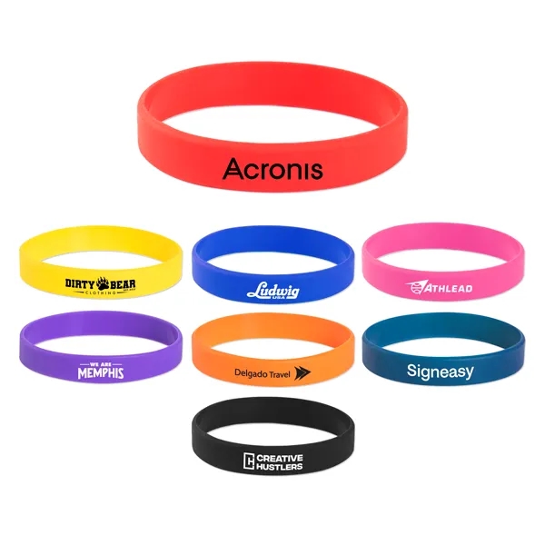 Silicone Band Bracelets - Silicone Band Bracelets - Image 0 of 8