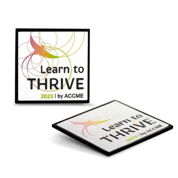 3D Texture Print Lapel Pins w/ Magnet Backing - 3D Texture Print Lapel Pins w/ Magnet Backing - Image 1 of 10