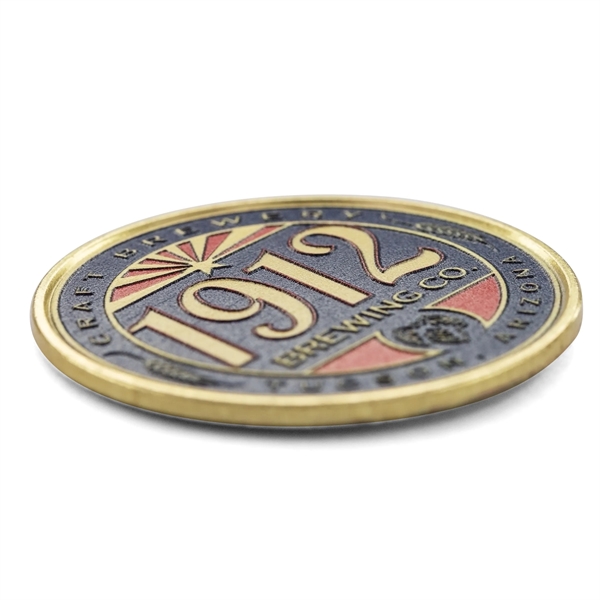 Custom 3D Texture Print Lapel Pins w/ Magnet Backing