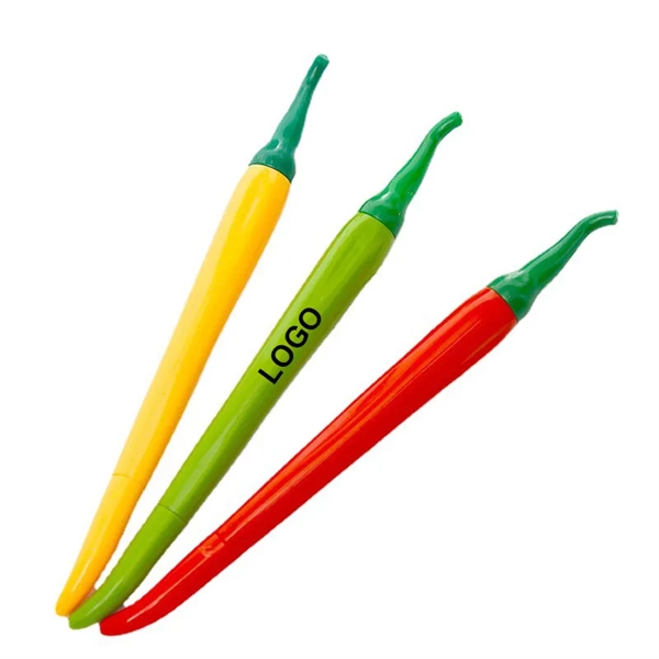 Custom Cute Chili Shape Gel Pen - Custom Cute Chili Shape Gel Pen - Image 0 of 4