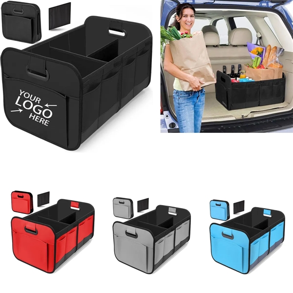 In Stock Collapsible Multi-Compartment Car Organizer Box - In Stock Collapsible Multi-Compartment Car Organizer Box - Image 0 of 4