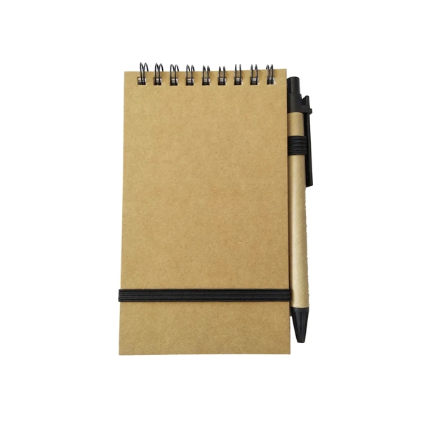 Eco Spiral Notebook w/Pen - Eco Spiral Notebook w/Pen - Image 1 of 1