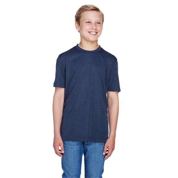 Team 365 Youth Sonic Heather Performance T-Shirt - Team 365 Youth Sonic Heather Performance T-Shirt - Image 32 of 70