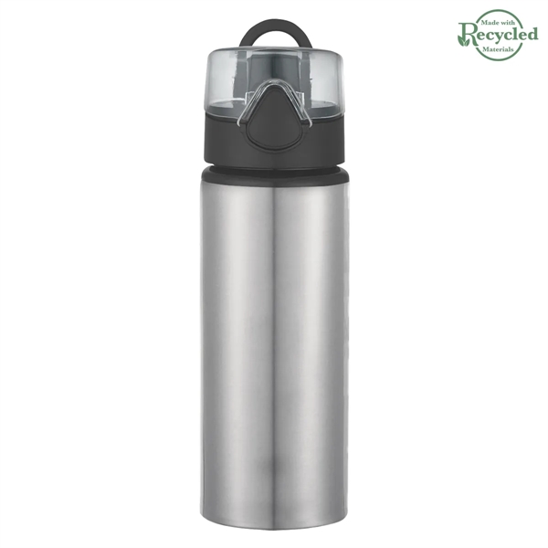 25 Oz. Aluminum Sports Bottle With Flip-Top Lid - 25 Oz. Aluminum Sports Bottle With Flip-Top Lid - Image 6 of 6