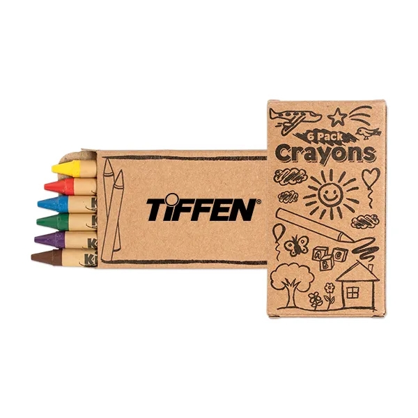 6 Pack Crayon Kraft Box - 6 Pack Crayon Kraft Box - Image 0 of 0