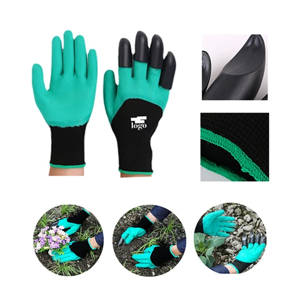 Garden Yard Work Gloves With Claws - Garden Yard Work Gloves With Claws - Image 0 of 1