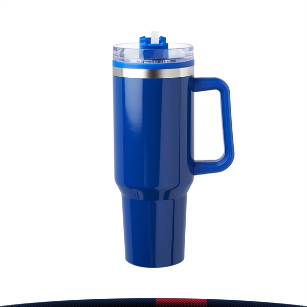 40 oz. Hugo Stainless Steel Travel Mugs - 40 oz. Hugo Stainless Steel Travel Mugs - Image 5 of 6