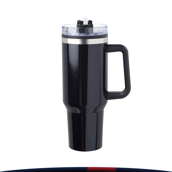 40 oz. Hugo Stainless Steel Travel Mugs - 40 oz. Hugo Stainless Steel Travel Mugs - Image 6 of 6