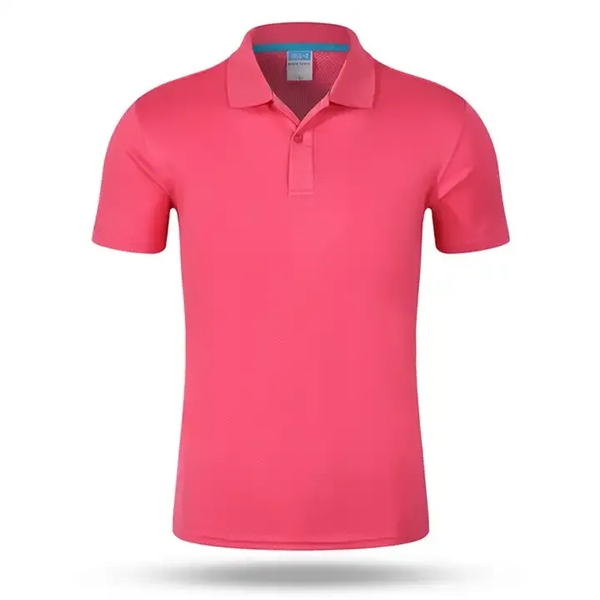 Custom Summer Polyester Golf Short Sleeves Mens Polo Shirt - Custom Summer Polyester Golf Short Sleeves Mens Polo Shirt - Image 2 of 9