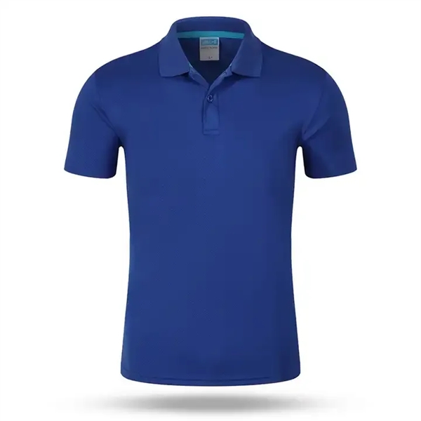 Custom Summer Polyester Golf Short Sleeves Mens Polo Shirt - Custom Summer Polyester Golf Short Sleeves Mens Polo Shirt - Image 7 of 9