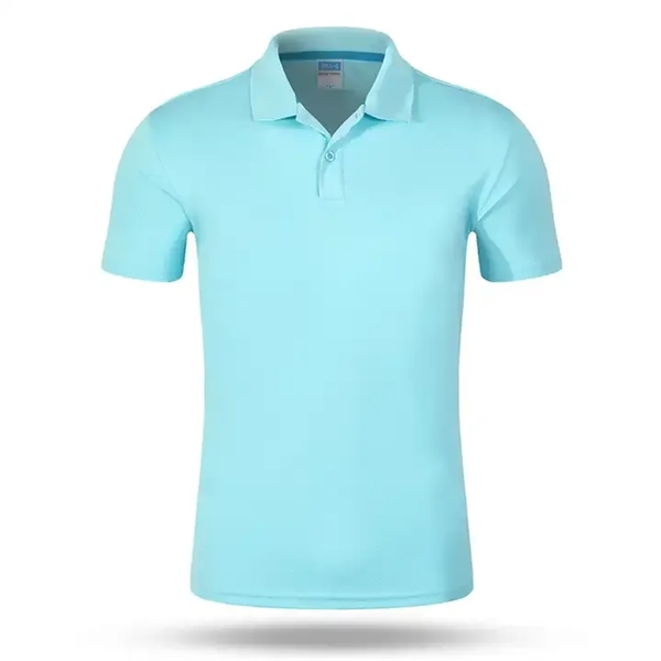 Custom Summer Polyester Golf Short Sleeves Mens Polo Shirt - Custom Summer Polyester Golf Short Sleeves Mens Polo Shirt - Image 8 of 9