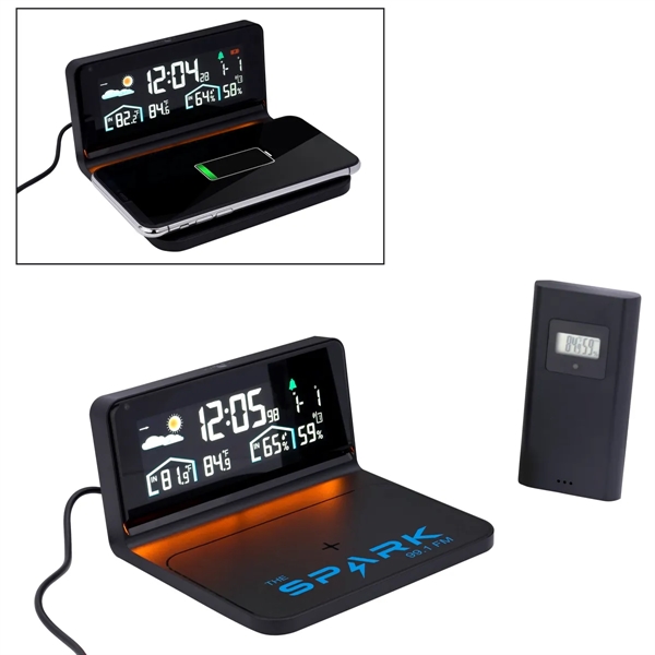 Custom Digital Weather Station and Wireless Charger