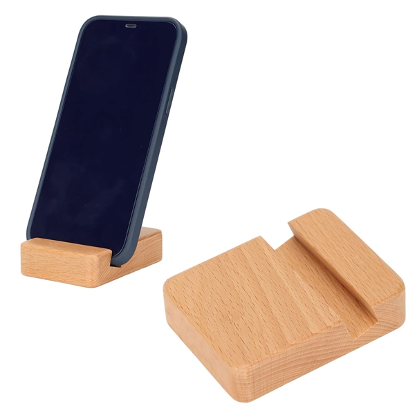 Bamboo Cell Phone Stand Holder - Bamboo Cell Phone Stand Holder - Image 1 of 3
