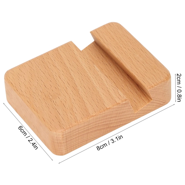 Bamboo Cell Phone Stand Holder - Bamboo Cell Phone Stand Holder - Image 3 of 3