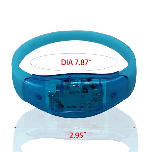 Promotional Sound Activated Bracelets Bangle LED Wristbands - Promotional Sound Activated Bracelets Bangle LED Wristbands - Image 4 of 8