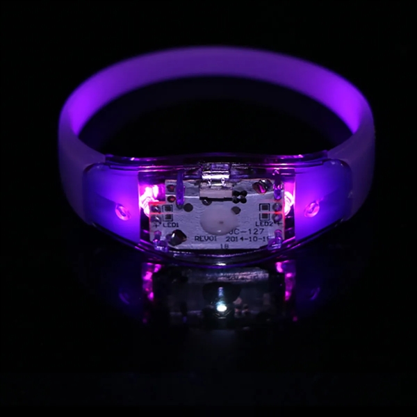Promotional Sound Activated Bracelets Bangle LED Wristbands - Promotional Sound Activated Bracelets Bangle LED Wristbands - Image 7 of 8