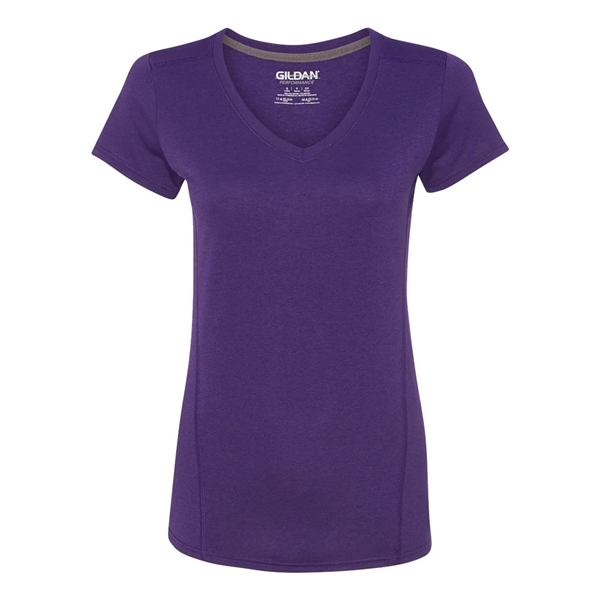 Gildan Performance® Tech Women's V-Neck T-Shirt - Gildan Performance® Tech Women's V-Neck T-Shirt - Image 4 of 12