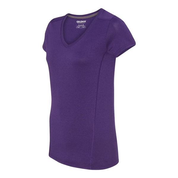 Gildan Performance® Tech Women's V-Neck T-Shirt - Gildan Performance® Tech Women's V-Neck T-Shirt - Image 5 of 12