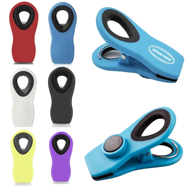 Promotional Refrigerator Snack Chip Bag Magnetic Clips - Promotional Refrigerator Snack Chip Bag Magnetic Clips - Image 0 of 5