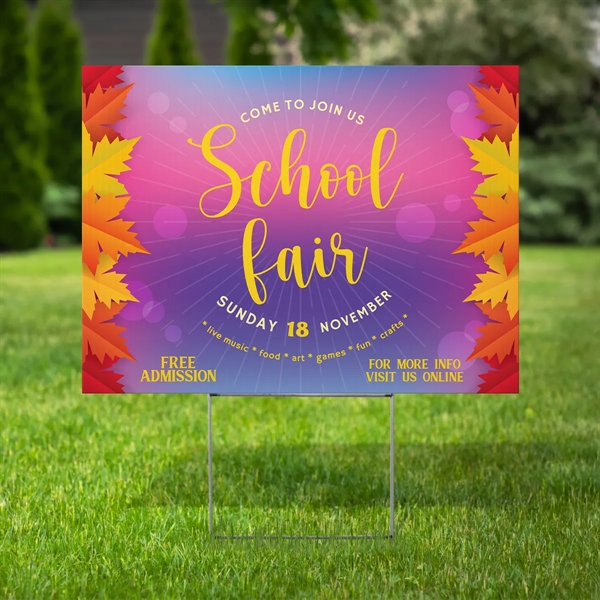 Yard Signs 36" x 24" - Double-Sided - Yard Signs 36" x 24" - Double-Sided - Image 13 of 21