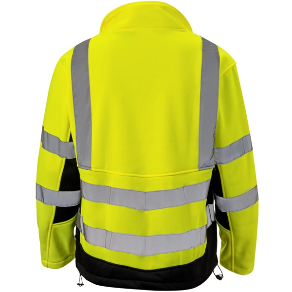 Premium Hi Vis Reflective Tape Safety Full Zip Jacket - Premium Hi Vis Reflective Tape Safety Full Zip Jacket - Image 5 of 6