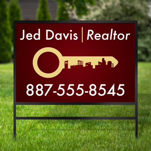 Realty Yard Signs 32" x 24" - Double-Sided - Realty Yard Signs 32" x 24" - Double-Sided - Image 2 of 3