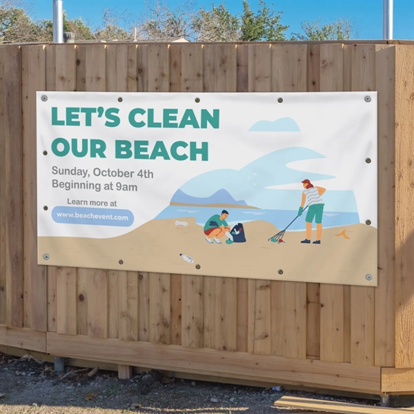 Banner Vinyl 12' x 5' - Banner Vinyl 12' x 5' - Image 8 of 12