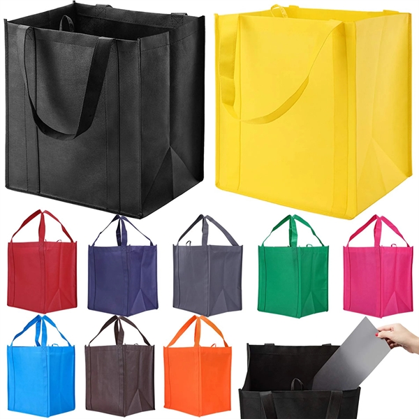 Reusable Reinforced Handle Grocery Bags - Reusable Reinforced Handle Grocery Bags - Image 0 of 3