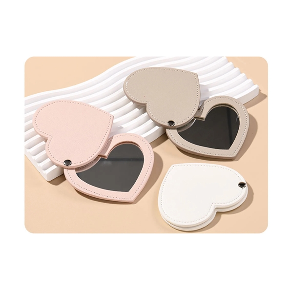 Love Heart Makeup Mirror - Love Heart Makeup Mirror - Image 1 of 3